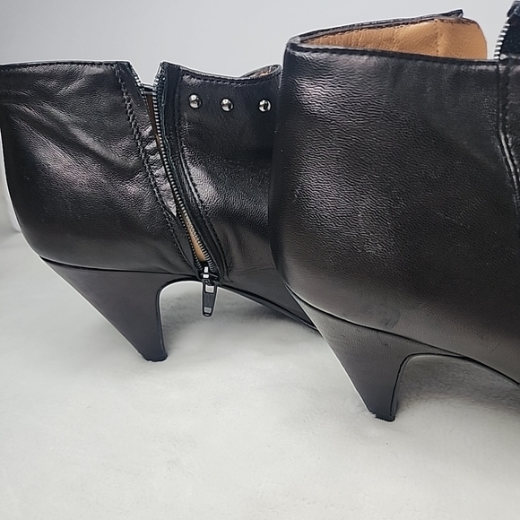 Russell & Bromley Black Leather Ankle Boots Sz 38.5 (7.5) - Picture 4 of 9